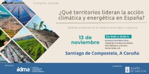 Evento Destacado: Jornada sobre Acción Climática y Energética en España en la Cidade da Cultura de Galicia